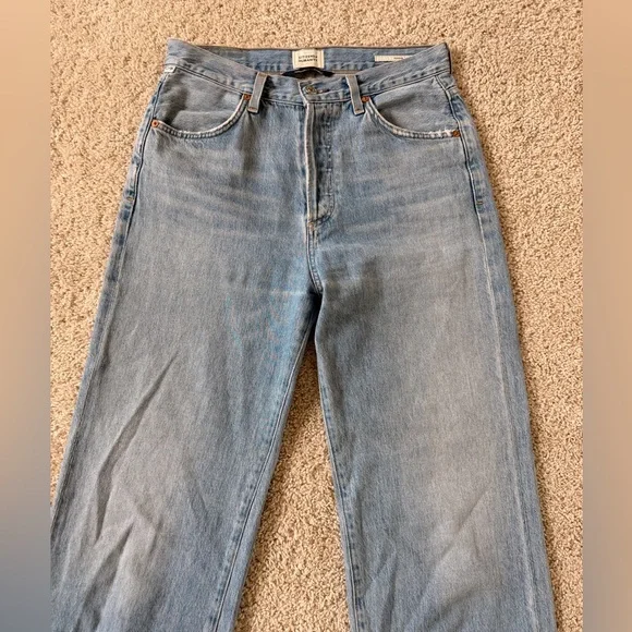 Citizens Of Humanity Annina Straight Leg Full Length Jenas in Blue Size 26 - Picture 3 of 10